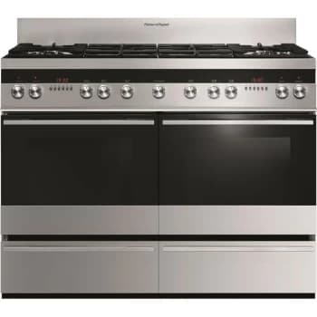 Image of Fisher & Paykel Designer OR120DDWGX2 120cm Dual Fuel Range Cooker - Stainless Steel - A/A Rated