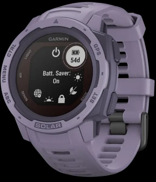 Image of Garmin Watch Instinct Solar Orchid D - Black GMN-253