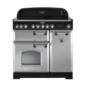 Image of Rangemaster CDL90EIMG/C CLASSIC DELUXE 90cm Induction Cooker, Mineral Green