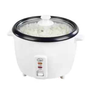 Image of Quest 35530 0.8L Electrical Rice Cooker with Non-Stick Bowl and Measuring Cup - White