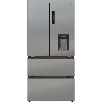 Image of Hoover HSF818FXWDK 432L American Style Freestanding Fridge Freezer