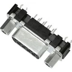 Image of D SUB receptacles 180 Number of pins 15 Soldering Harting