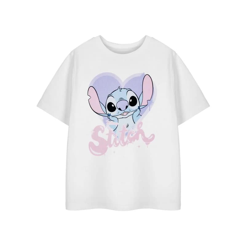 Image of (13-14 Years) Disney Short Sleeved T-Shirt (Girls White)