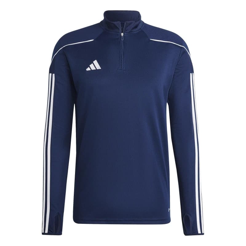 Image of adidas 3 Strip Zip Sn51 1/4 Zip Fleece Tops S Blue 44369319350