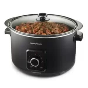 Image of Morphy Richards 6.5L Easy Time Slow Cooker - Black