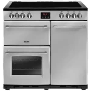 Image of Belling Farmhouse 90E 90cm Electric Range Cooker - Silver