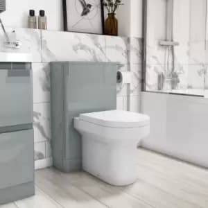 Image of 500mm Light Grey Back to Wall Toilet Unit Only - Pendle