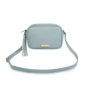 Image of Sophia Tassel Crossbody Pale Blue Handbag KLB1553