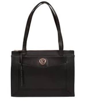 Image of Pure Luxuries London Black 'Zoffany' Leather Handbag
