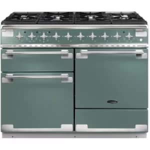 Image of Rangemaster ELS110DFFMG/ Elise 110 Dual Fuel Cooker, Mineral Green