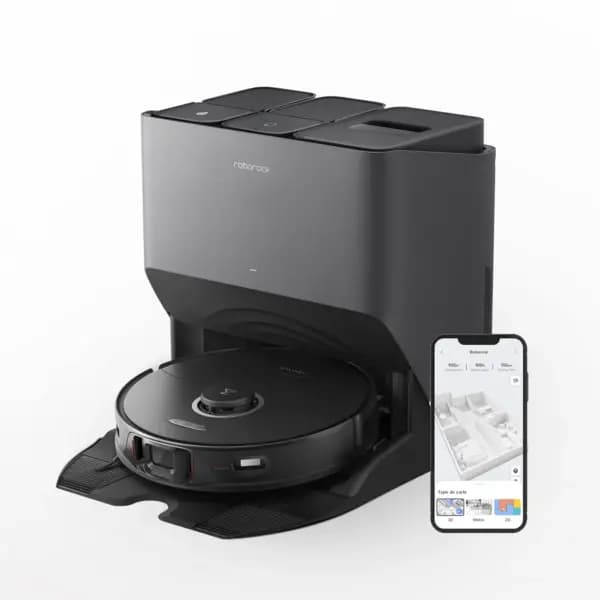 Image of Roborock S8 Pro Ultra Robot Vacuum Cleaner with RockDock Ultra DuoRoller Brush and VibraRise 2.0 Mopping system 6000Pa - s8proultra-black Black