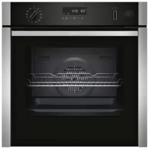 Image of Neff B3AVH4HN1 N50 Built In Electric Single Oven in Black 71L S H Door