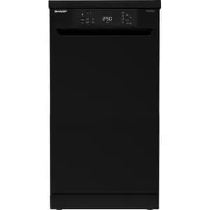 Image of Sharp QW-NS1CF49EB-EN Slimline Freestanding Dishwasher
