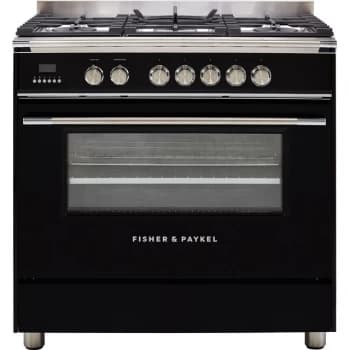 Image of Fisher & Paykel Classic OR90SCG4B1 90cm Dual Fuel Range Cooker - Black - A Rated