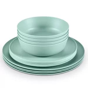 Image of Fresco 12 Piece Bamboo Fibre Dinner Set