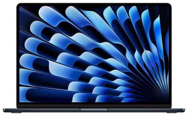 Image of Apple 15" MacBook Air, M3, 8GB RAM, 10 Core GPU, 256GB, 2024 - Midnight