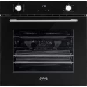 Image of Belling ComfortCook BEL BI603MFC BLK Built In Electric Single Oven - Black - A Rated