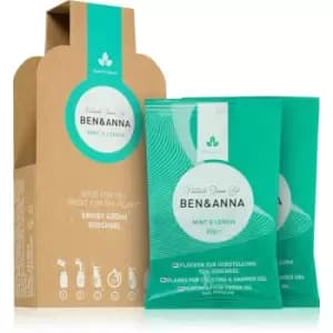 Image of BEN&ANNA Natural Shower Gel shower flakes Mint & Lemon 2x20 g