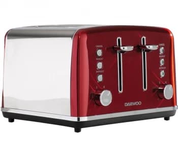 Image of Daewoo Kensington SDA1587 4 Slice Toaster