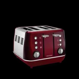 Image of Morphy Richards Evoke Red 240111 4 Slice Toaster