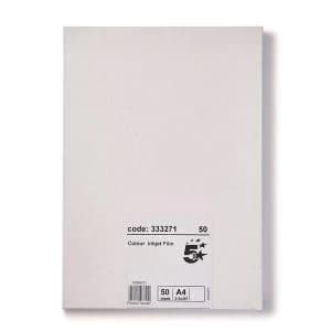 Image of 5 Star Office OHP A4 Inkjet Film 125 micron Pack 50