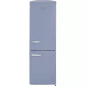 Image of CDA Florence Sea Holly 1194114 330L Frost Free Retro Freestanding Fridge Freezer