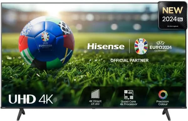 Image of Hisense 43" 43A6NTUK Smart 4K Ultra HD LED TV