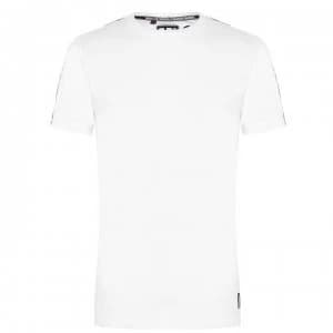 Image of 11 Degrees Southpaw T Shirt - White/Red