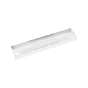 Image of Elev8 lower cable channel with cover for back-to-back 1200mm desks - white