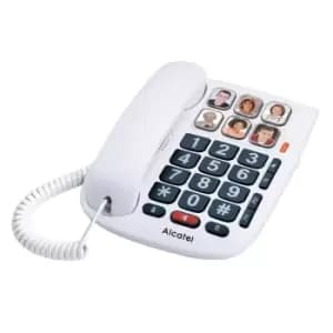Image of Alcatel Tmax 10 Big Button Corded Phone, white