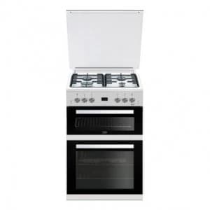 Image of Beko EDG6L33W Double Oven Gas Cooker