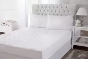 Image of BHS Home Luxury Cotton Extra Deep Mattress Protector- Double