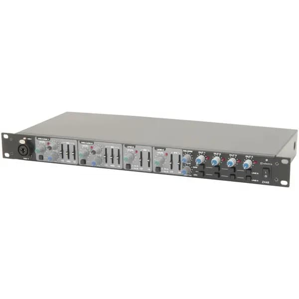 Image of Adastra Adastra Z44R Multipurpse Live/Zone Mixer with DSP reverb 1U Rack Mount Z44R