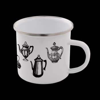 Image of Kettles Enamel Mug - White