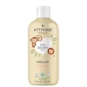 Image of Attitude Baby Leaves Bubble Wash - Pear Nectar