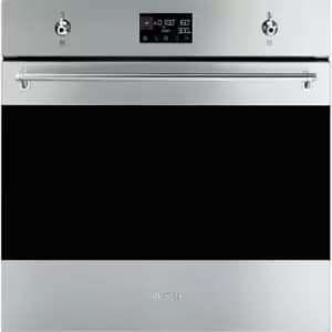 Image of SMEG Classic SO6302M2X Built In Combination Microwave Oven - Stainless Steel