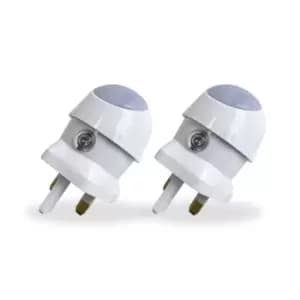 Image of Dreambaby 2 Pack Auto Sensor LED Swivel Night Lights