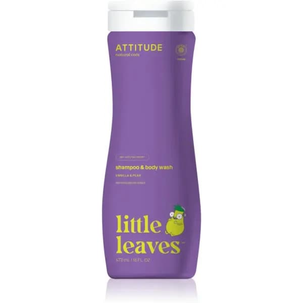 Image of Attitude Little Leaves Vanilla & Pear Body wash & Shampoo 473ml