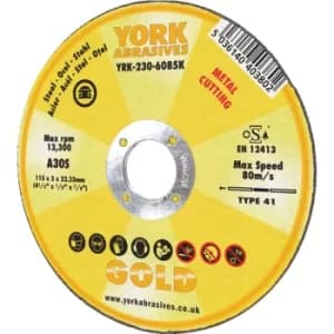 Image of 125X3X22.23MM A30S Flat Cutting Disc