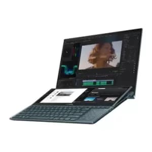 Image of ASUS ZenBook Pro Duo 15 OLED UX582HM-H2901W i9-11900H Notebook 39.6cm (15.6") Touch Screen 4K Ultra HD Intel Core i9 32GB DDR4-SDRAM 1000 GB SSD NVIDI