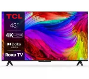 Image of TCL 43" 43RP630K Roku Smart 4K Ultra HD LED TV
