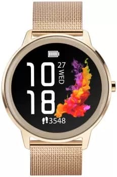 Image of Sekonda Ladies Rose Gold Mesh Strap Smartwatch