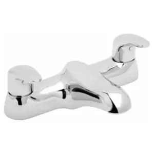 Image of Adore Deck Mounted Bath Filler Tap - Chrome - Deva