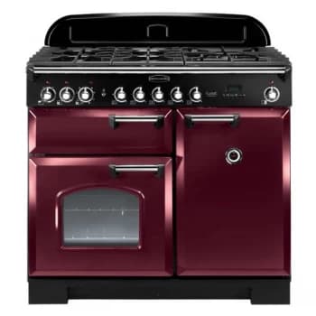 Image of Rangemaster 95940 CDL100EICY-C Classic Deluxe 100cm Induction Range Cooker Cranberry