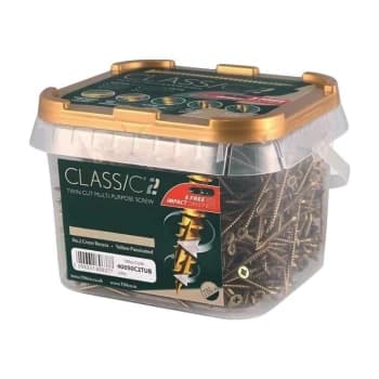 Image of 4.0 x 60mm Classic C2 Wood Screw Tub Qty 600 - Timco