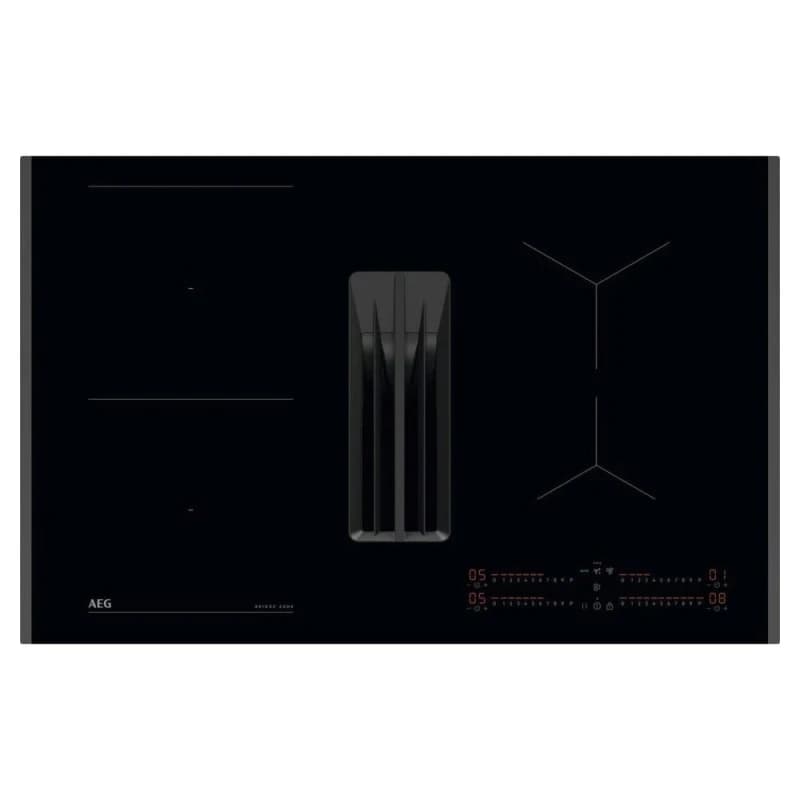 Image of AEG 6000 Bridge TH84CB03FB 81cm Induction Hob - Black - For External / Recirculation Ventilation