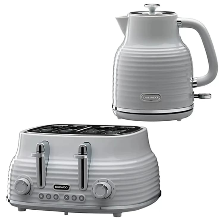 Image of Daewoo SDA2565GE Sienna Cordless Jug Kettle and 4 Slice Toaster