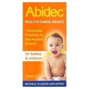 Image of Abidec Multivitamin Drops for Babies and Children 25ml