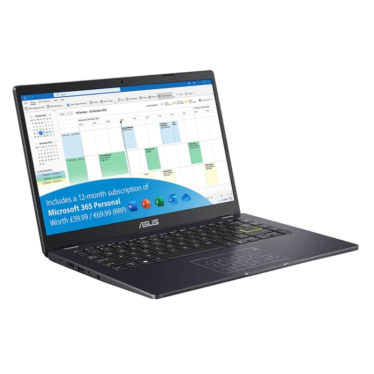 Image of ASUS VivoBook Go 14 14" Laptop - Intel Celeron N, 128GB eMMC, 4GB RAM - Blue