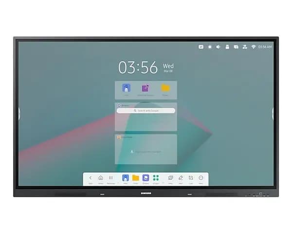 Image of Samsung LH86WACWLGCXEN interactive whiteboard 2.18 m (86") 3840 x 2160 pixels Touch Screen Black LH86WACWLGCXEN